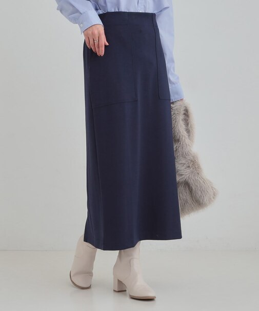 【セットアップ可/S-LL/なめらかタッチ】ベイカーナロースカート
