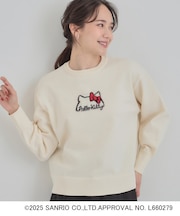 【HELLO KITTY コラボ】スウェットライクニット