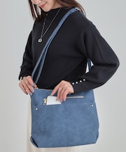 フロントWポケットショルダーバッグ