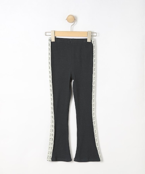 【100-150cm】サイドレースリブレギンス