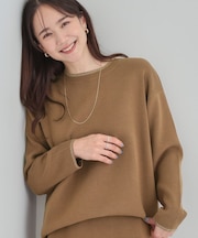 【洗濯機可/セットアップ可/毛玉になりにくい】クルーネックニット