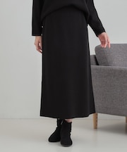 【洗濯機可/セットアップ可/毛玉になりにくい】ニットナロースカート