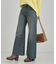 【SHOO・LA・RUE DENIM】体型カバーにも バギーワイドパンツ
