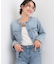 【SHOO・LA・RUE DENIM】大人のための ストレッチ コンパクトデニムジャケット