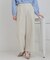 あったかカットツイルワイドパンツ