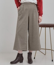 あったか裏起毛ポンチガウチョパンツ