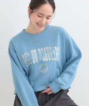 【綿100%/洗濯機可/S-LL】プリントアソート裏毛スウェット