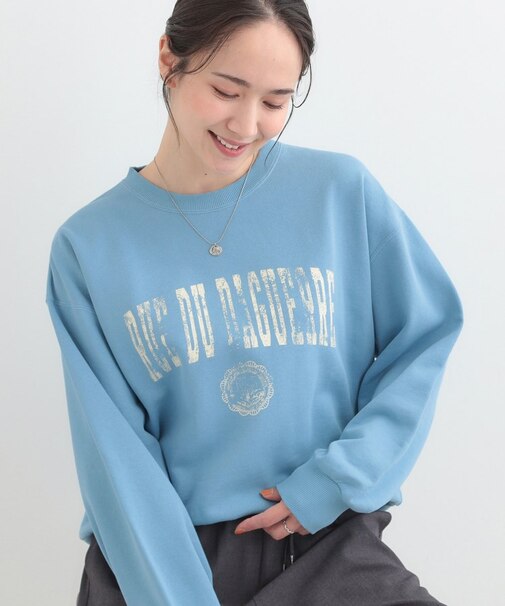 【綿100%/洗濯機可/S-LL】プリントアソート裏毛スウェット