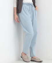 【ライトオンスデニム/S-LL】らくらく イージーデニムテーパードパンツ