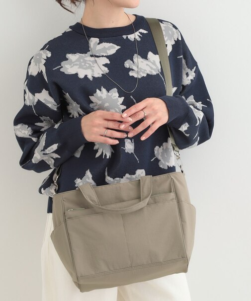 【撥水】12ポケットキャリーオントートバッグ