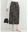 ラメツイードナロースカート