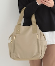 【撥水／2WAY】トートにもなる低反発ベルトの3層リュック