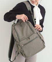 【撥水】ワンタッチショルダー自立リュック