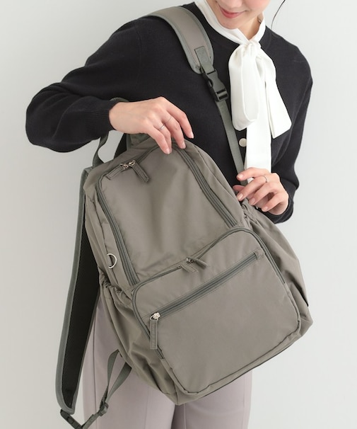 【撥水】ワンタッチショルダー自立リュック