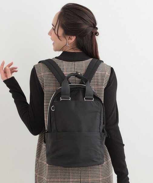 【撥水】キャリーオンラウンドリュック