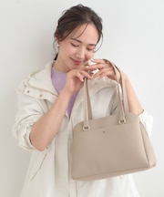 【軽量】ロングハンドルラウンドトートバッグ