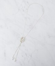 キラキラループタイネックレス