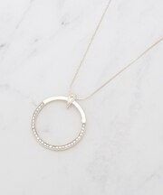 サークルキラキラネックレス