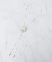 ゴージャスフラワーネックレス