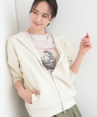 【セットアップ可/S-LL/なめらかタッチ】ZIPパーカ