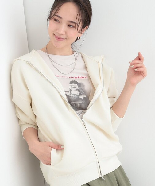 【セットアップ可/S-LL/なめらかタッチ】ZIPパーカ