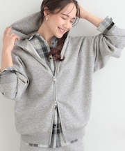 【セットアップ可/S-LL/なめらかタッチ】ZIPパーカ