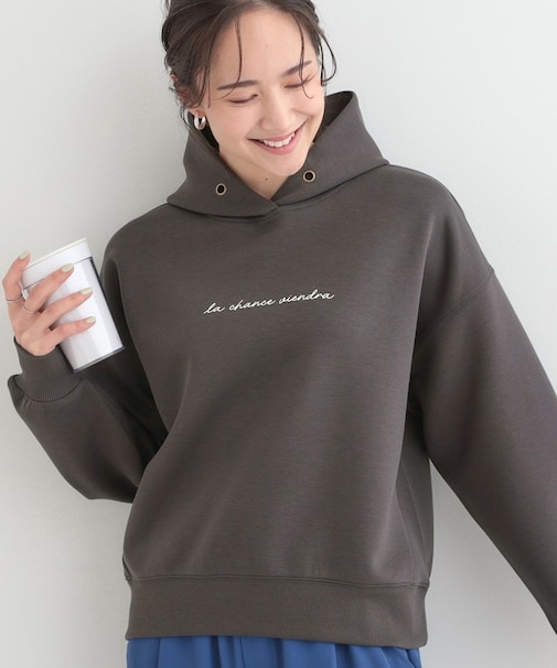 【S-LL/なめらかタッチ】選べる3柄 ロゴ入りプルパーカ