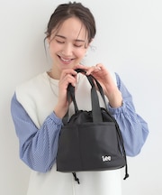 【Lee別注／撥水】巾着ショルダーバッグ