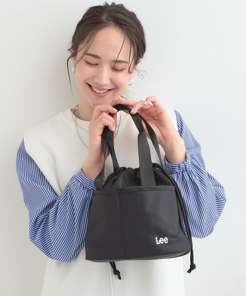 【Lee別注／撥水】巾着ショルダーバッグ