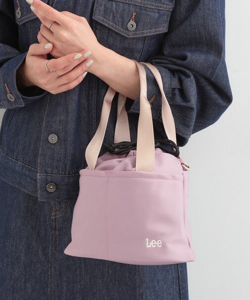 【Lee別注／撥水】巾着ショルダーバッグ