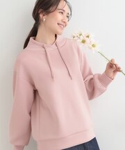 なめらかタッチ もちさら 大人のためのパーカ風トップス
