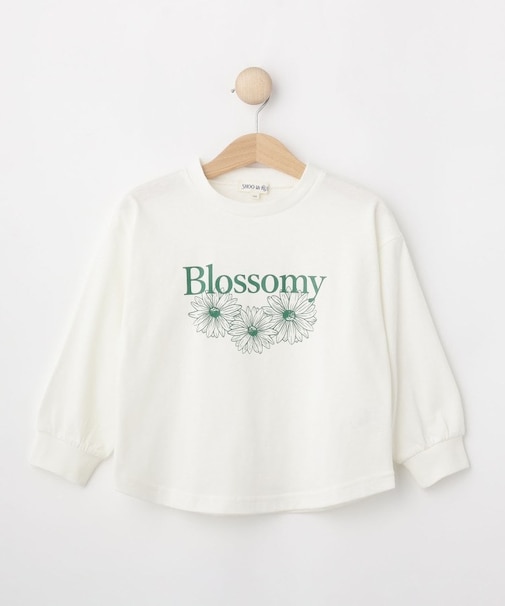 【100-150cm】プリントアソート裾ラウンドロンT