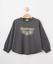 【100-150cm】プリントアソート裾ラウンドロンT