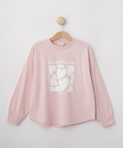 【100-150cm】プリントアソート裾ラウンドロンT