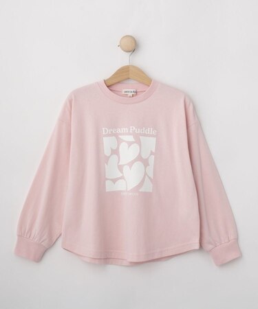 【100-150cm】プリントアソート裾ラウンドロンT