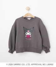 【サンリオキャラクターズ】ハローキティ＆クロミラメプリントスウェット