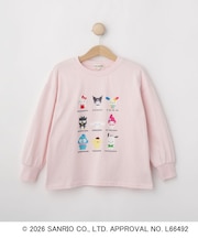 【サンリオキャラクターズ】オールスターフロントプリントロンT