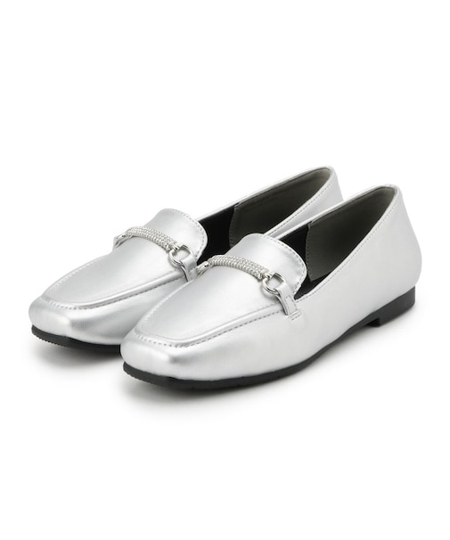 【消臭】キラキラビットローファー