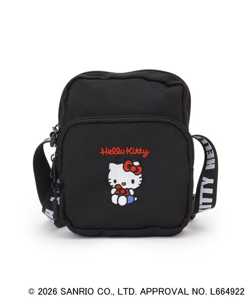 サンリオキャラクターズ】ハローキティ＆クロミ刺繍ショルダーバッグ