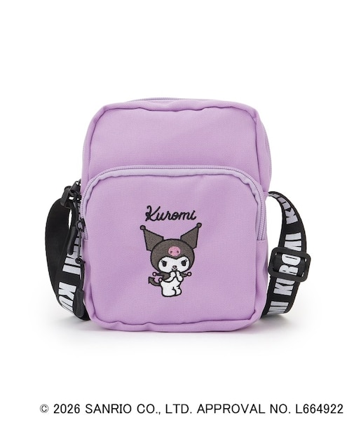 【サンリオキャラクターズ】ハローキティ＆クロミ刺繍ショルダーバッグ