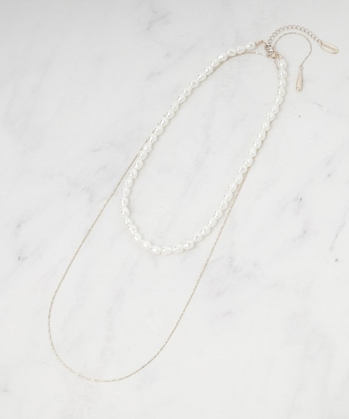 【3WAY】フェイクパールネックレス