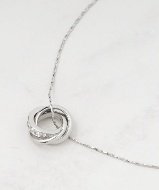 【2WAY】キラキラリングネックレス