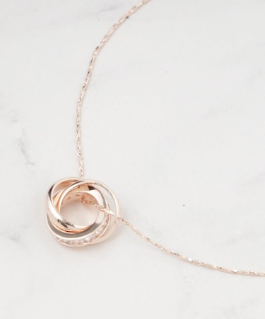 【2WAY】キラキラリングネックレス