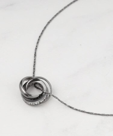 【2WAY】キラキラリングネックレス