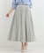 スウェードライクプリーツスカート