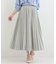 スウェードライクプリーツスカート