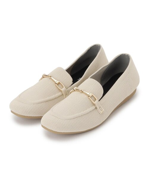 【洗える】ニットローファー