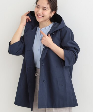 【防花粉/S-LL】ゆったり着られる テントフーディージャケット