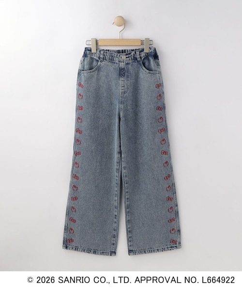 サンリオキャラクターズ】ハローキティ刺繍デニム｜シューラルーの通販