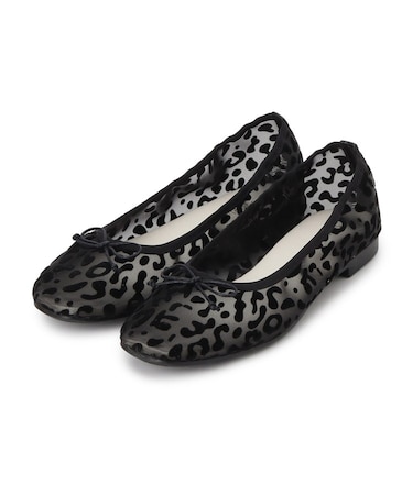 【ふかふか】シャーリングバレエシューズ